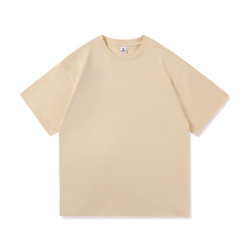 Summer Short Sleeve Men's T-shirt New Fashion Solid Loose O-Neck T-shirt-Veeddydropshipping