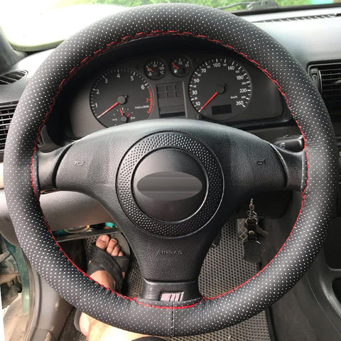 Cover Texture Soft PU Artificial Leather Car Covers With Needles-AM01346-Veeddydropshipping