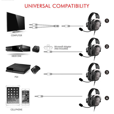 Gamer Wired Headsets with   Surround Sound -CO00428-Veeddydropshipping
