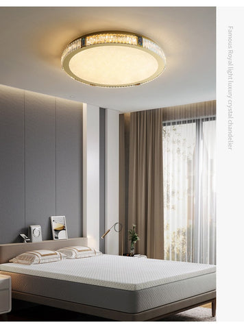Round Ceiling Lights Crystal Led Lamp-TI00276-Veeddydropshipping