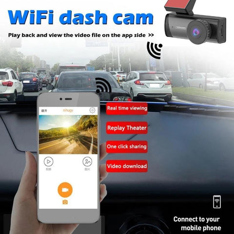 WIFI Hidden Dash Cam FHD 1080P Mini Car Camera Mobile Phone-AM00716-Veeddydropshipping