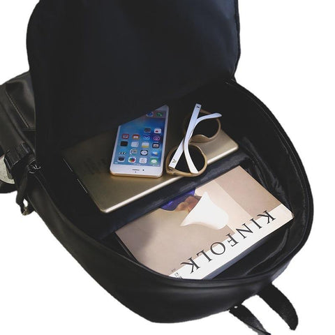 Business Large Capacity Men&#39;s Backpack Leisure Soft Leather-BS00340-Veeddydropshipping