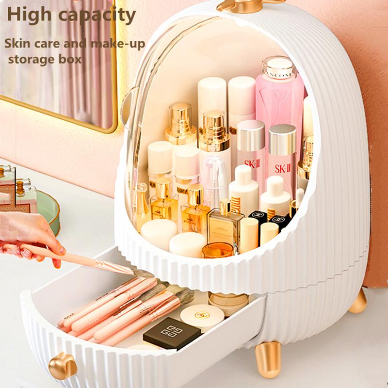 LED Cosmetic Storage Box Makeup Brush Bucket-HA00780-Veeddydropshipping