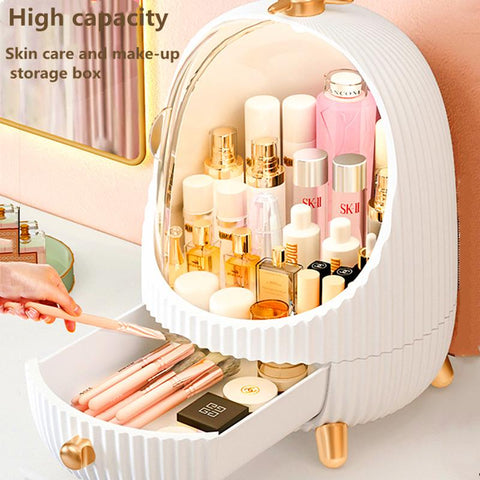 LED Cosmetic Storage Box Makeup Brush Bucket-HA00780-Veeddydropshipping