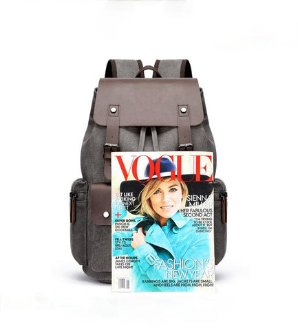 double shoulder computer bag men&#39;s backpack unisex-BS00334-Veeddydropshipping