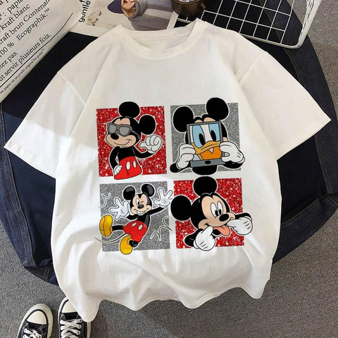 Mickey Minnie Mouse Kid Clothes Summer Child T-Shirts Disney T Shirts-TB00938-Veeddydropshipping