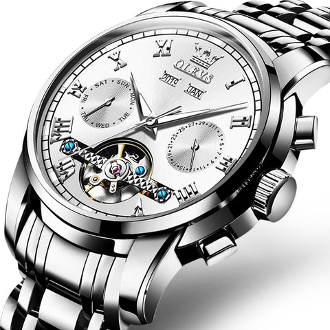 Mechanical Watches Automatic Watch Men Stainless Steel -JW00614-Veeddydropshipping