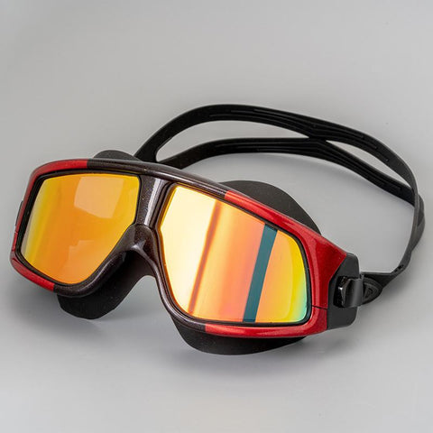 New Fashion Large Frame Swimming Goggles for Adults High Quality HD Antifog Swim Glasses -OS00145-Veeddydropshipping