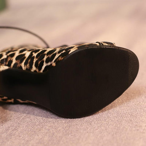 Gladiator Sexy Comfort Thin HIgh Heels Party Ballroom Latin-BS00805-Veeddydropshipping