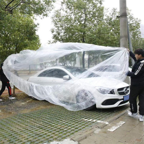 Waterproof Dustproof Disposable Car Covers Size M-XL Transparent-AM00862-Veeddydropshipping