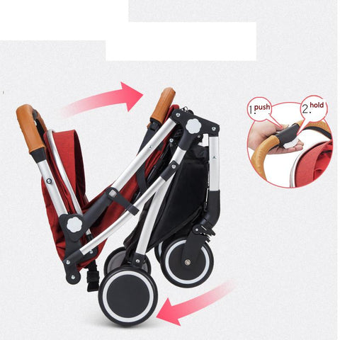 Lightweight baby Stroller Folding Stroller Ultra-Light Portable Traveling Cabin-TB00370-Veeddydropshipping