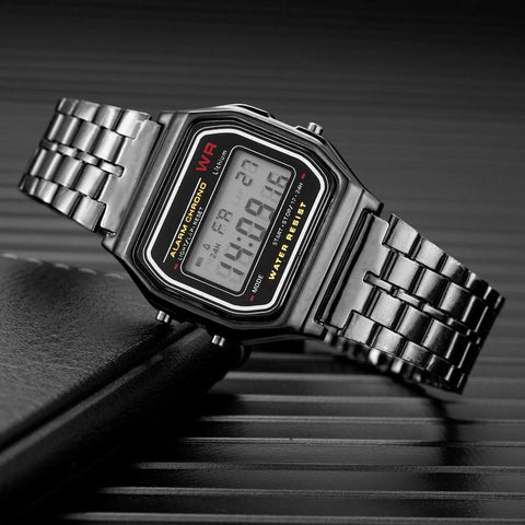 Fashion Digita Watches Luxury Stainless Steel Wrist Watch-JW00750-Veeddydropshipping