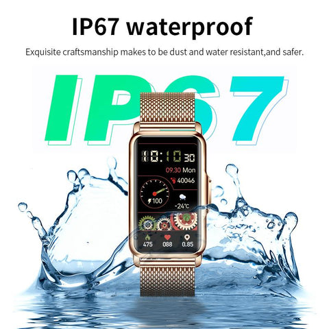 Smart Watch Women Full Touch Screen Bluetooth Call IP67 Waterproof Ladies-CE00547-Veeddydropshipping