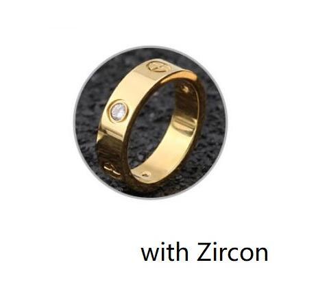 Trendy Stainless Steel Rose Gold Color Love Ring -JW00014-Veeddydropshipping