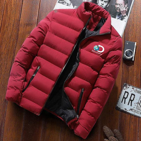 Fashion Stand Collar Thickened Men&#39;s Jacket Parker-MF01128-Veeddydropshipping