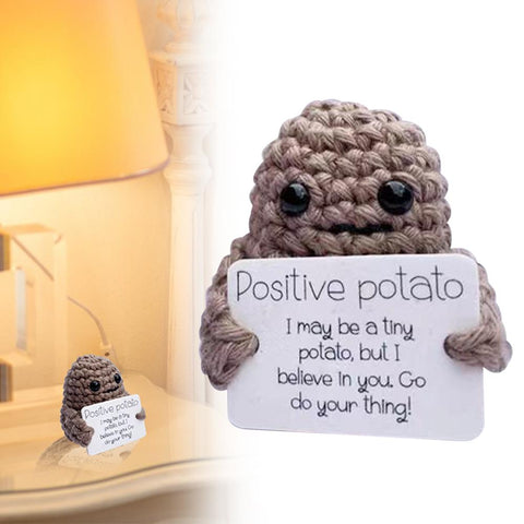 Positive Potato Knitted Doll Inspired Toy-HA00309-Veeddydropshipping