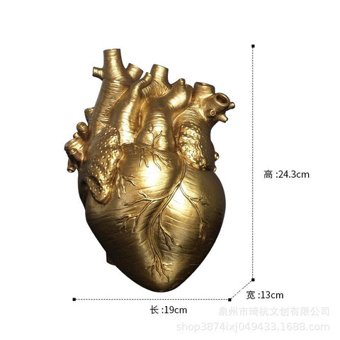 Heart-shaped Dried Container Vase Flower Pot-HA01825-Veeddydropshipping