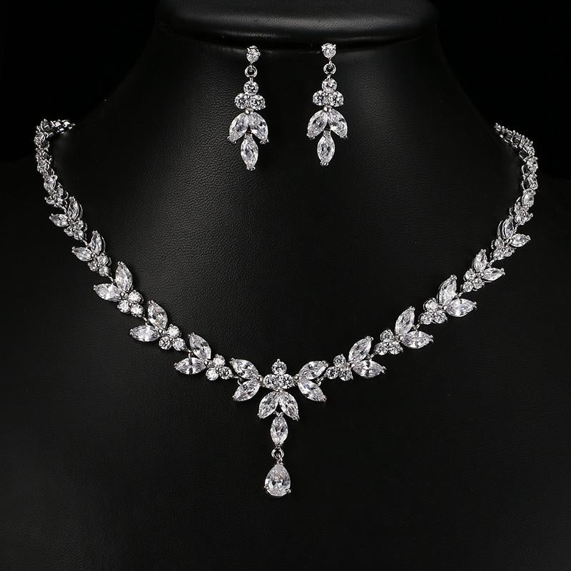 Jewelry Sets  Accessories Cubic Zircon Stud Earrings -JW00205-Veeddydropshipping