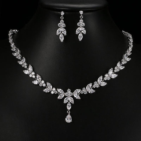 Jewelry Sets  Accessories Cubic Zircon Stud Earrings -JW00205-Veeddydropshipping