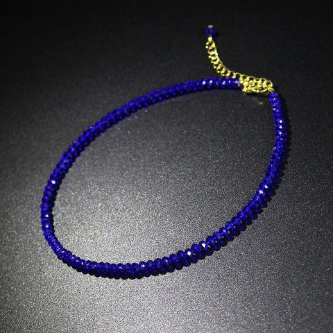 Simple Black Beads Short Necklace Fashion Jewelry Choker -JW01271-Veeddydropshipping