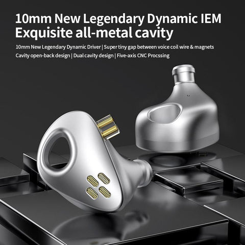 Metal Dynamic In Ear Earphone Aluminum Wired Headphones-Veeddydropshipping