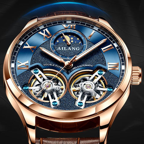 Design Double Flywheel Automatic Mechanical Watch -JW00604-Veeddydropshipping