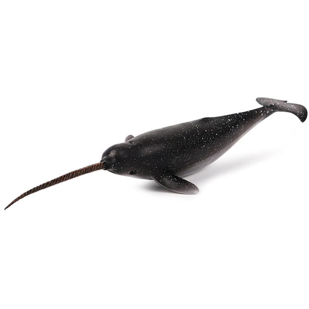 Simulation Animal Model Toys Narwhal Whale Ocean Figures Education-TB01472-Veeddydropshipping