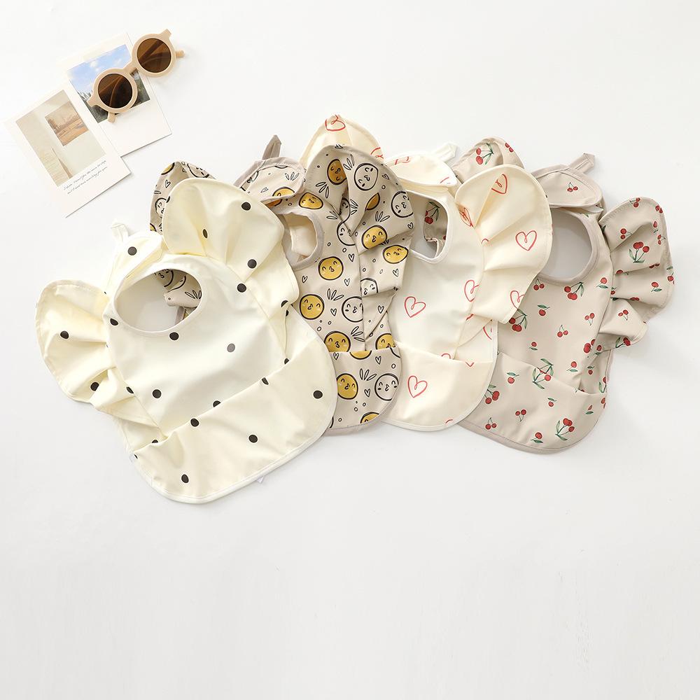 Waterproof Baby Bibs Cartoon Girl Boy Infant Meals Bib Anti-dirty Saliva-TB00475-Veeddydropshipping