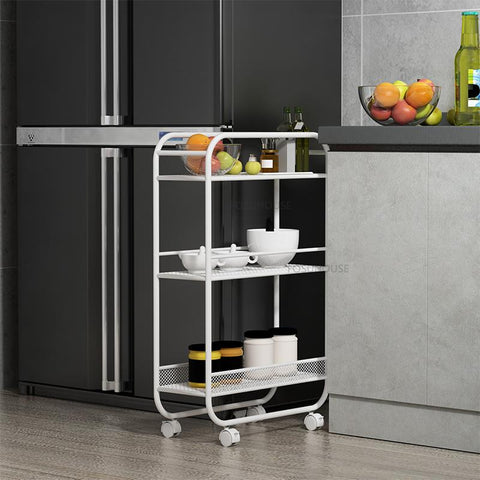 Stainless Steel Kitchen Trolley Furniture Storage-HA01656-Veeddydropshipping
