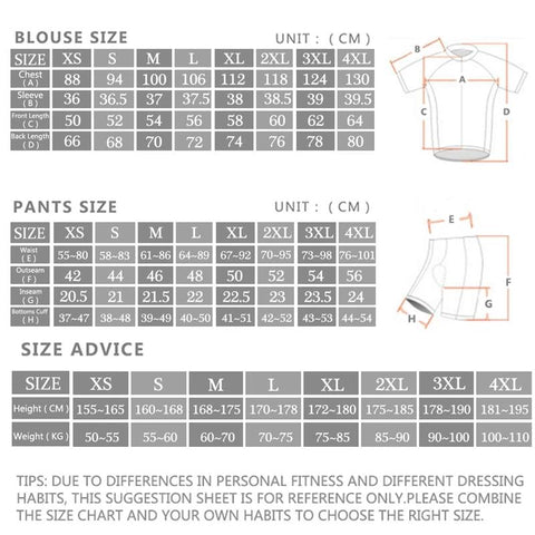 Cycling Jersey Set MTB Uniform Bike Clothing Summer Breathable Cycling Clothes-OS00962-Veeddydropshipping