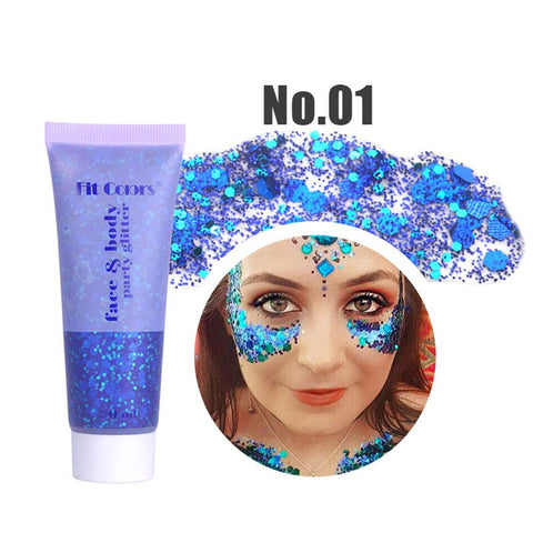 Eye Sequins Gel Mermaid Scale Face-BH00627-Veeddydropshipping