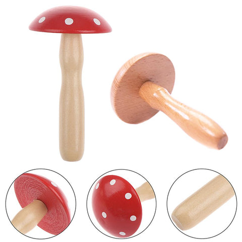 Wooden Mushroom Darning Needle Sewing Thread Practical-HA00185-Veeddydropshipping