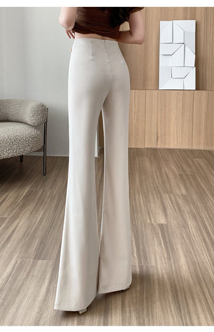 Women Flare Pants High Waist Long Bell Bottom Pants-WF00449-Veeddydropshipping