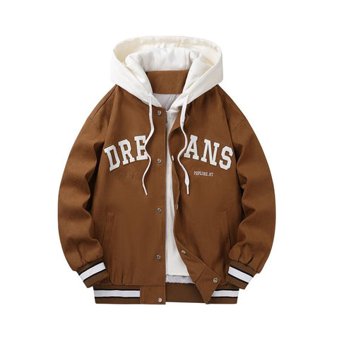 Uniform  Jacket Quality Hip-hop Retro Student-MF01077-Veeddydropshipping