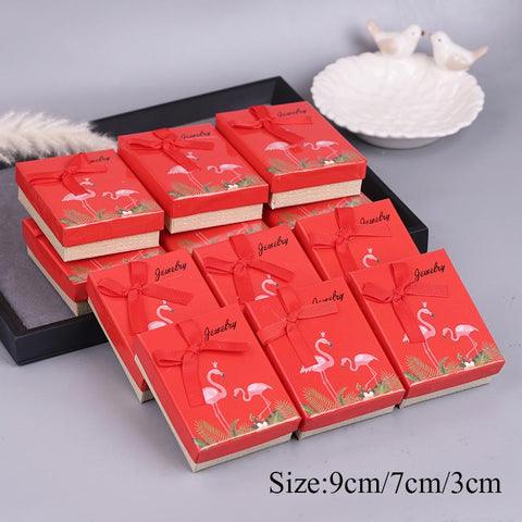 jewelry organizer shape Black box Earrings bow case Square-JW01706-Veeddydropshipping