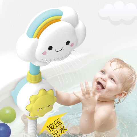 Baby Bath Toys Cloud Bathtub Showers Bathing Spouts Suckers Folding Faucet Children-TB00501-Veeddydropshipping