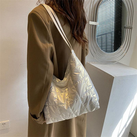 Shoulder Bag Large Capacity Casual Tote Bags Soft Handbags-BS00144-Veeddydropshipping