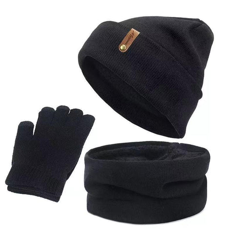 Women Knitted Hat Caps Velvet Head Hood-WF01244-Veeddydropshipping