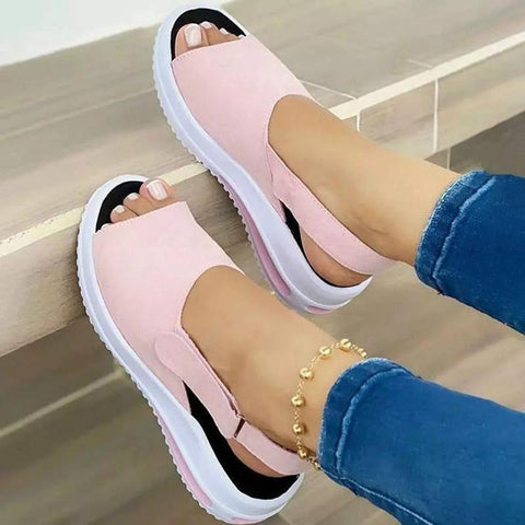Women&#39;s Sandals Slip On Retro Ladies Shoes Slipper Beach-BS00873-Veeddydropshipping