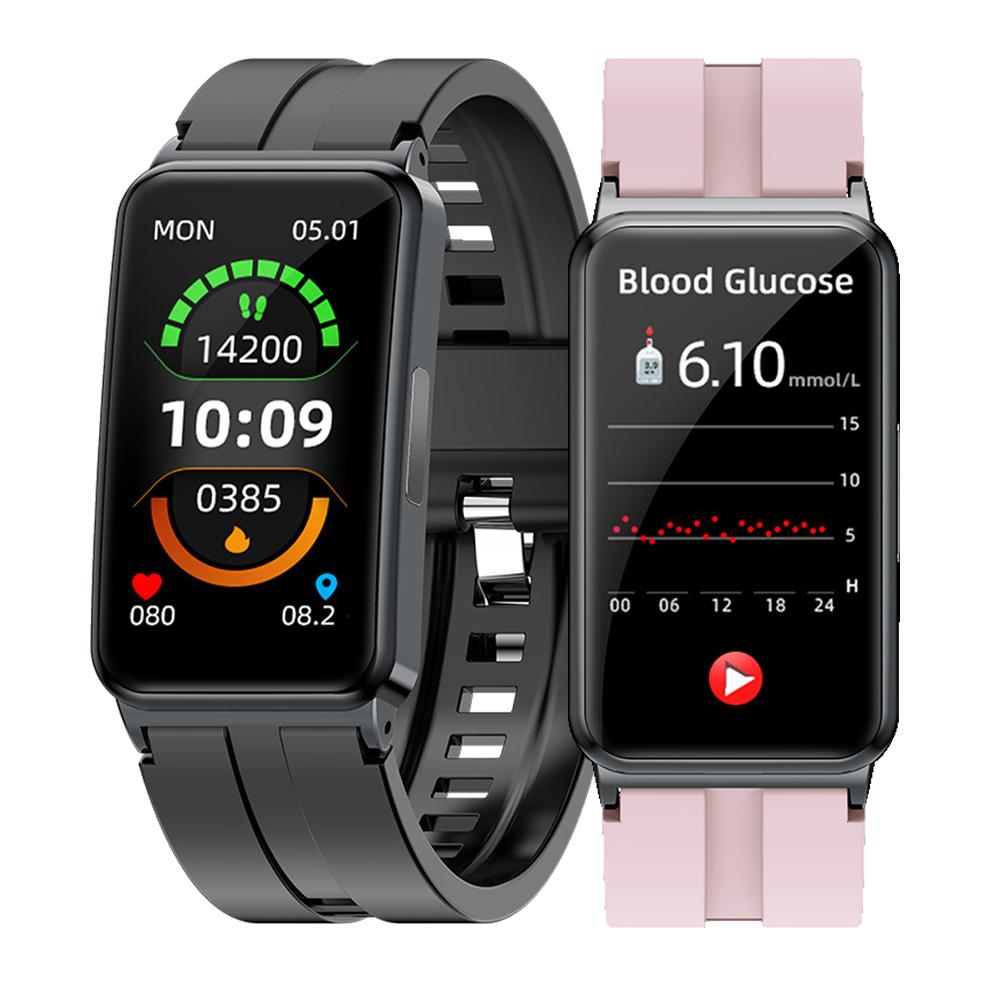New Blood Glucose Sugar Smart Band Watch ECG HRV Body Temperature-CE00627-Veeddydropshipping