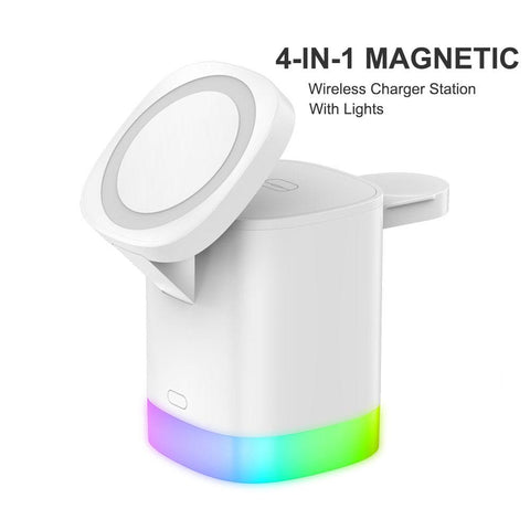 3 in 1 Magnetic Wireless Charger Stand Fast Charging-PA01120-Veeddydropshipping