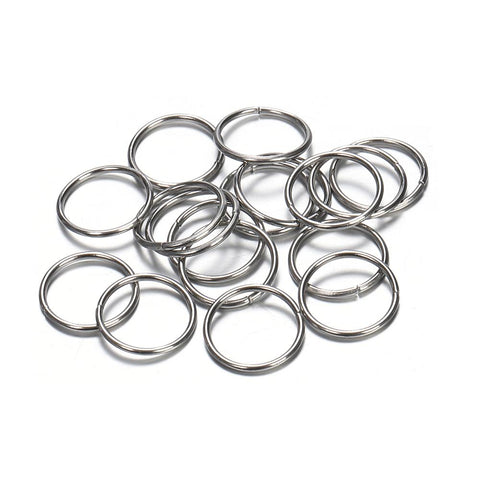 Stainless Steel Open Rings Bracelet Necklace Earring Pendant Connectors-JW01574-Veeddydropshipping