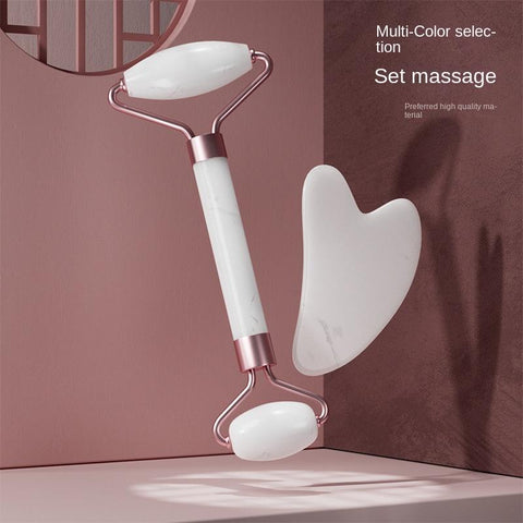 Natural Resin Gua Sha Roller Facial Skin Care Spa-BH01392-Veeddydropshipping