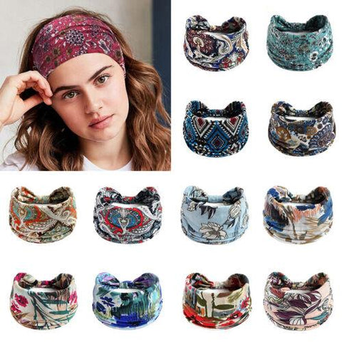 Wide Headband Ladies Hair Band Head Wrap-WF01073-Veeddydropshipping