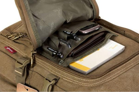 Backpack Zipper Rucksacks Laptop Travel Shoulder Mochila-BS00279-Veeddydropshipping