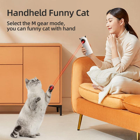 Automatic Cat Toys Smart Teasing Pet LED Laser-HA01453-Veeddydropshipping