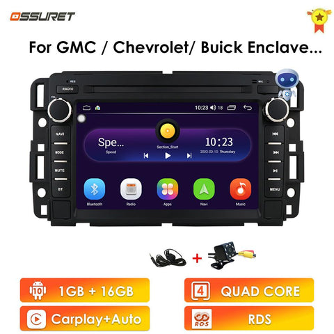 2 Din IPS Car Radio Multimedia Player for GMC Yukon Chevrolet Chevy-AM00661-Veeddydropshipping