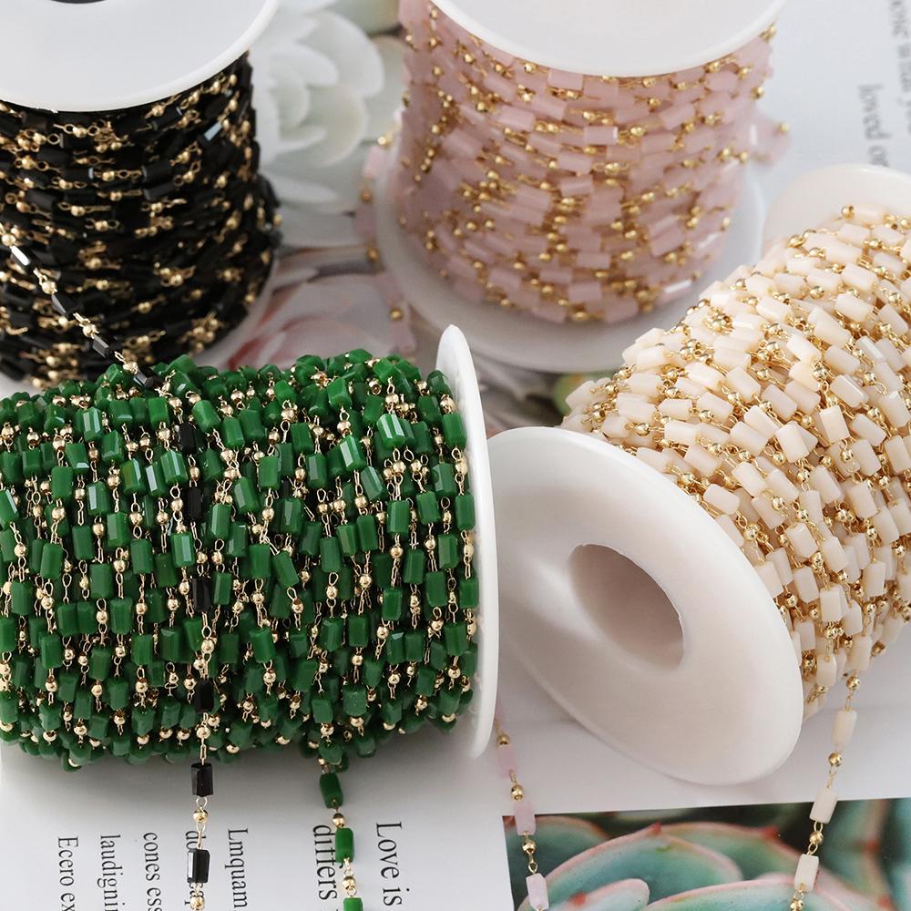 Beads Chains Bohemian Necklace Chain for Choker-JW01548-Veeddydropshipping