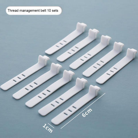 Cable Storage Box Transparent Plastic Data Line Storage Container Desk Stationery Makeup Organizer Key-PA00848-Veeddydropshipping