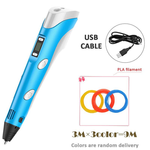3D Drawing Printing Pencil with LCD Screen-CO01281-Veeddydropshipping